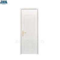 2-teilige, weiß geprägte WPC-Tür