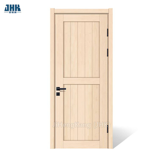 Beliebte Shaker-Tür aus massivem Holz mit zwei Paneelen