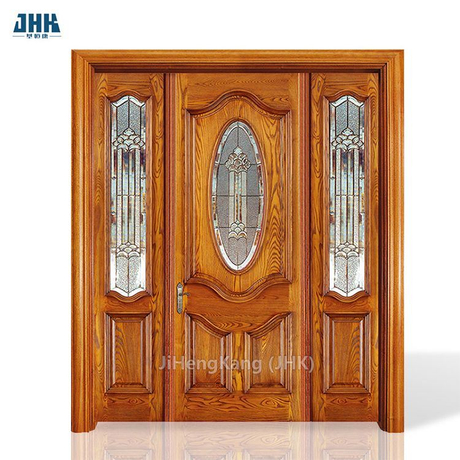 Badezimmer-Innentüren aus geformtem Massivholz mit 6 Paneelen und weißen Türen