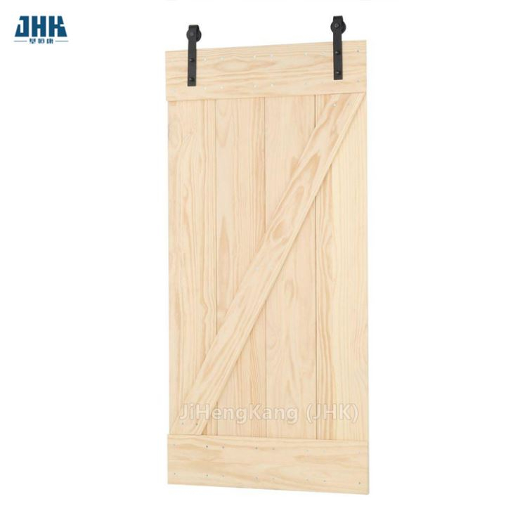 Schiebe-Hardware-Set, Duschtür, 8 Fuß, Badezimmertüren, weiß, Prime Shaker Barn Door