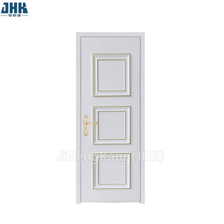 3-Panel-WPC-Türen im erhöhten Design mit weißer Lackierung