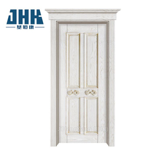 Schlichtes Design, weiße Farben, lackiertes Glas, massive oder hohle Holztür