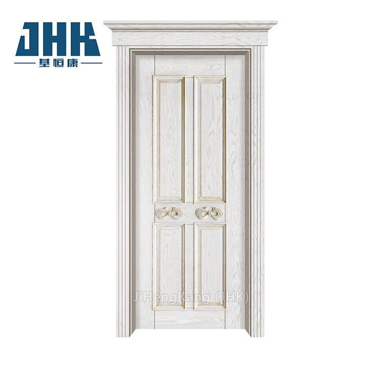 Schlichtes Design, weiße Farben, lackiertes Glas, massive oder hohle Holztür