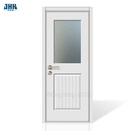 Büro-Halbglas-Innentür aus weißem Milchglas