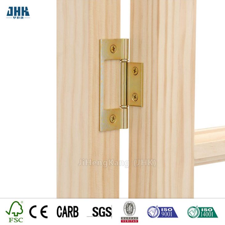 Bi-Floding-Tür aus massivem Holz mit Lamellen für Badezimmer
